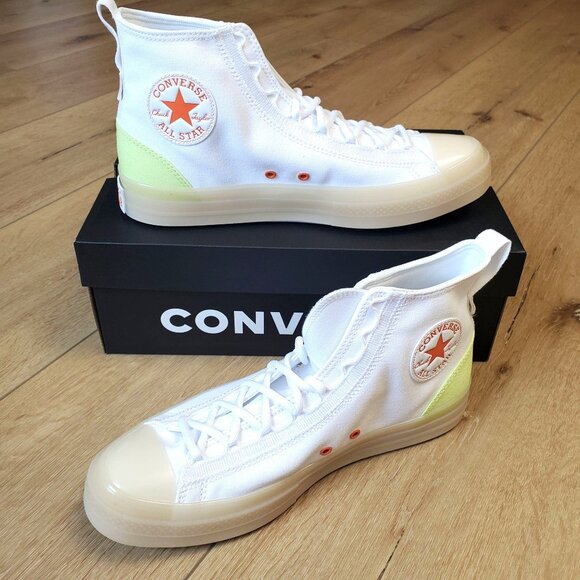 Converse CTAS Sneakers Hi Top CX EXP2 Mens 11 Wmns 13 White All Star A10261C New - Picture 3 of 13